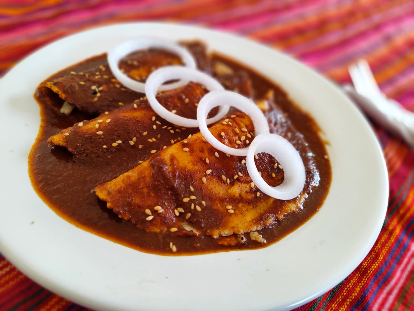 Enchiladas de mole